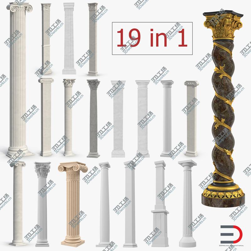 images/goods_img/2021040231/Columns and Pilasters Big Collection 3D model/1.jpg